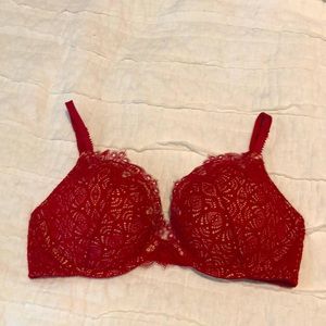 Victoria’s Secret Red Lace Bra